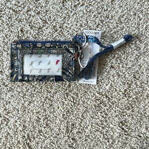 Sakroots ID badge keychain wallet key and card holder